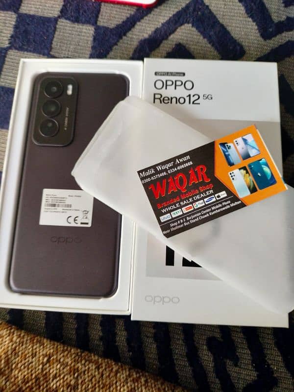 oppo reno 12 5g 512gb just box open  ha 4