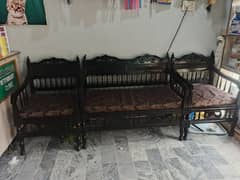 used sofa set 9/10 condition  deco painted