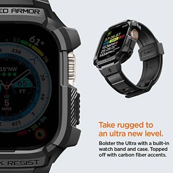 Spigen Rugged Armor Pro designed for Apple watch ultra 5