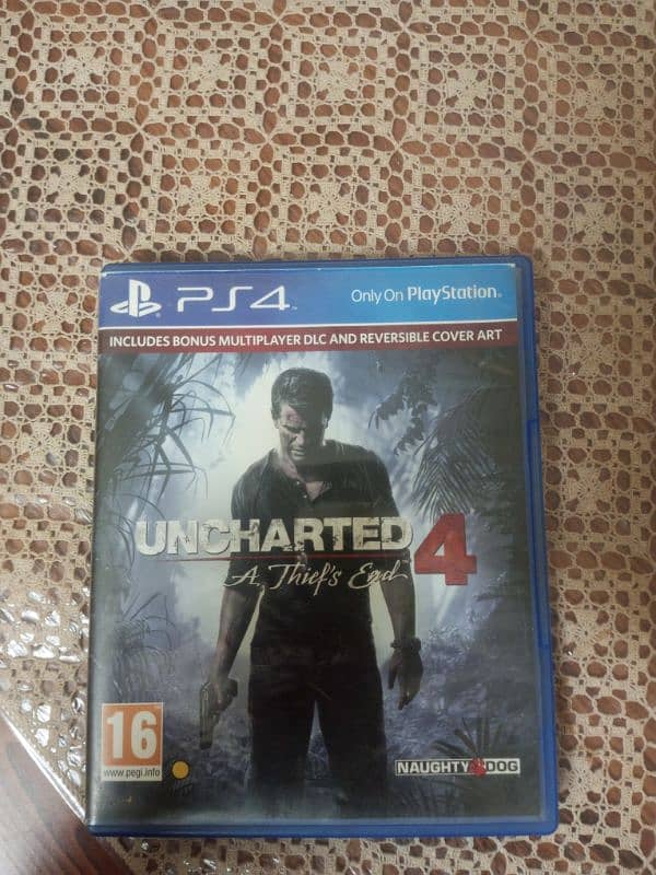 Uncharted 4: A Thief's End (PS4) – Like New, Great Deal! 0