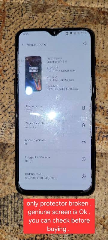 OnePlus 6t Dual sims PTA approved 1