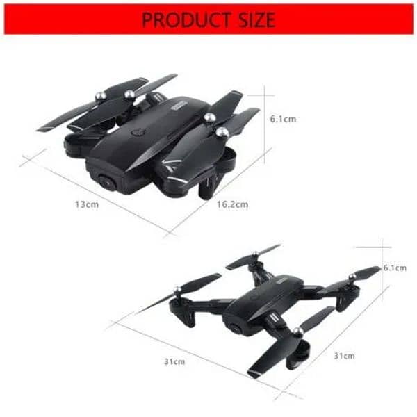 2.4GHz RC 6 Axis Gyro HD Camera Drone 1