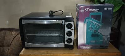 Cemex Toaster Oven and Philips Rechargeable Lantern