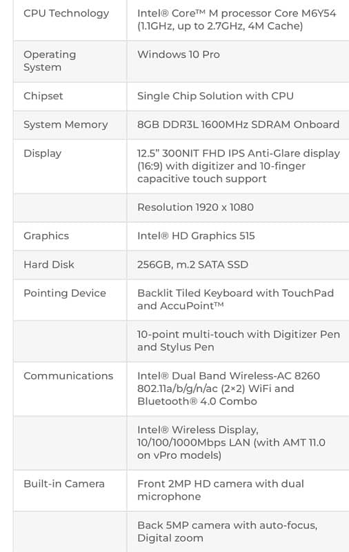 Toshiba Touch Screen Laptop 2