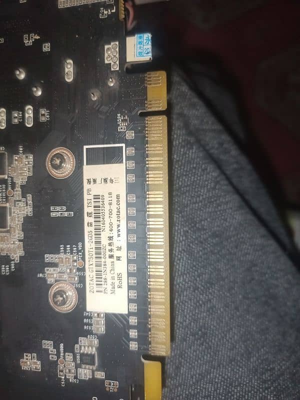 Nvidia GeForce GTX 750ti 2gb  256bit ddr 5 7