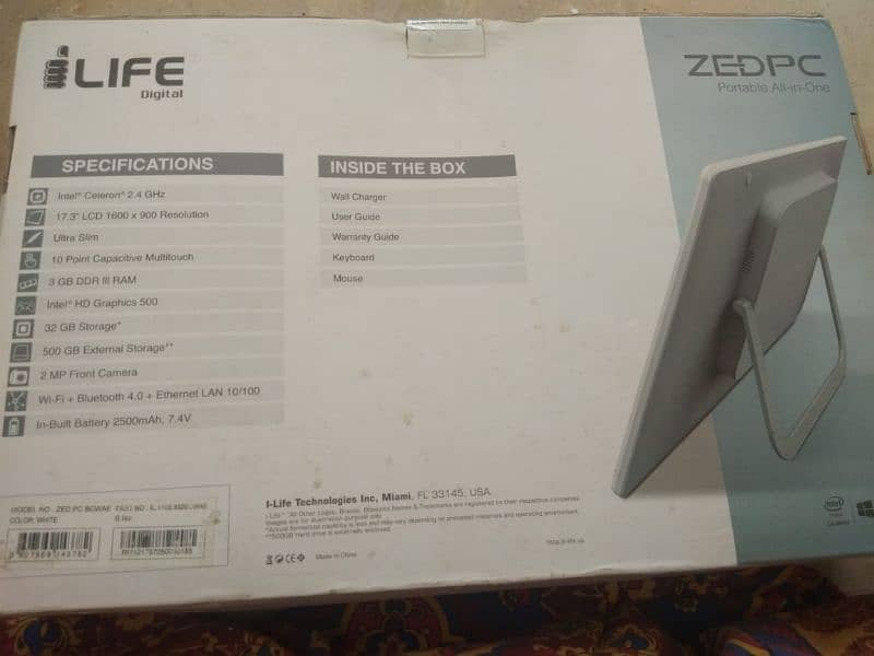 ZED PC portable All in one 4