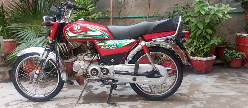 2022 Honda CD 70 All Punjab Number 0