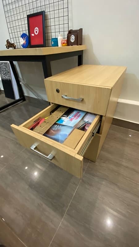 Work Desk, Chest of drawers, Wall mesh 6