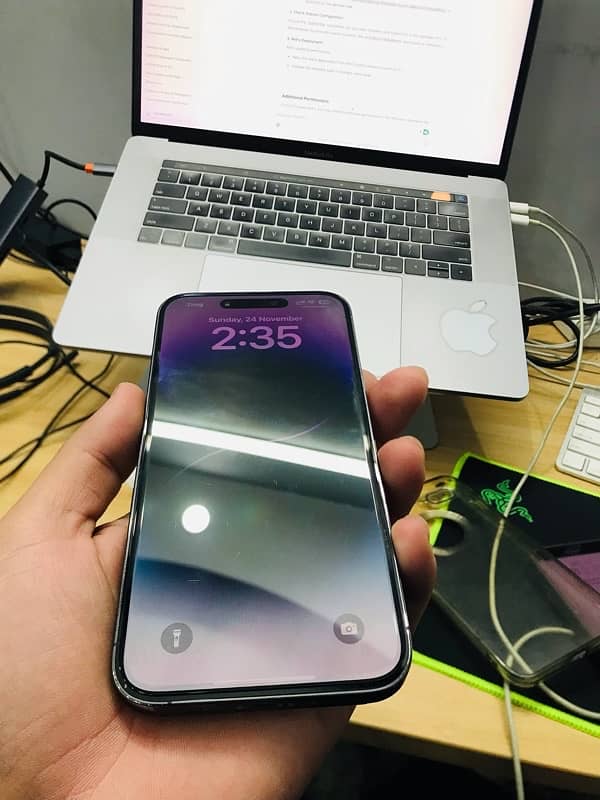 Iphone 14 pro max pta approved 256gb 10/10 6