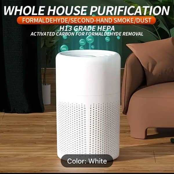 1pc HEPA Air Purifier For Home With Scented Sponge 0