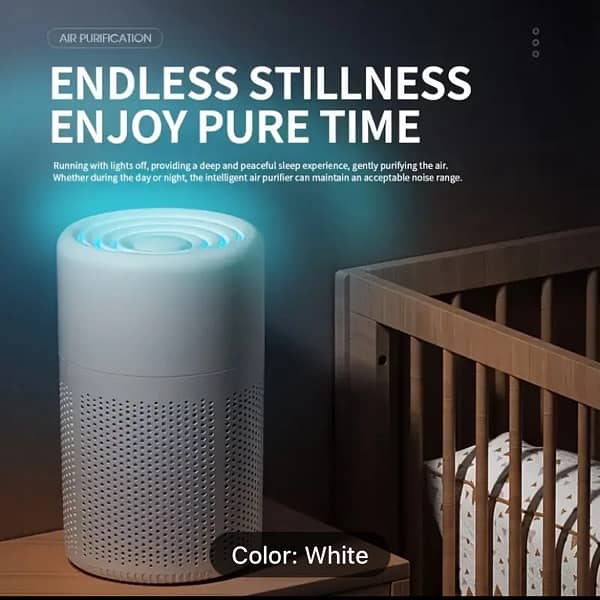 1pc HEPA Air Purifier For Home With Scented Sponge 2