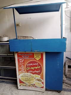 fries and burger stall and display counter and samose ka saman