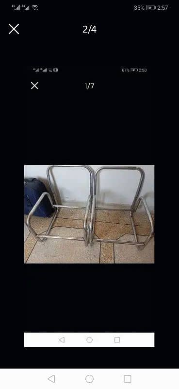 stainless steel pipe frame sofa frame 2