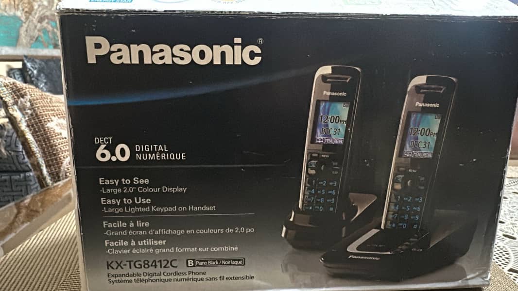 Panasonic cordless phone (set of 2) 2