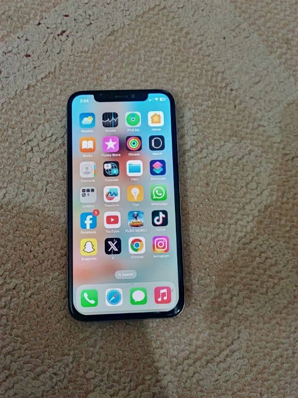 Iphone X  256GB official PTA approved 1