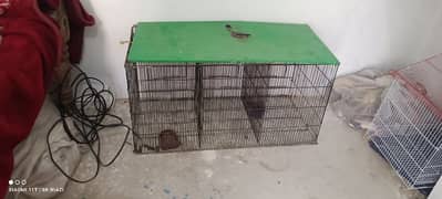 3 portion cage for sale  With box and tray  Mianwali city