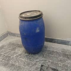 blue drum for chicken cutting