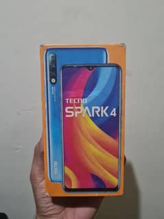 tecno spark 4 only box