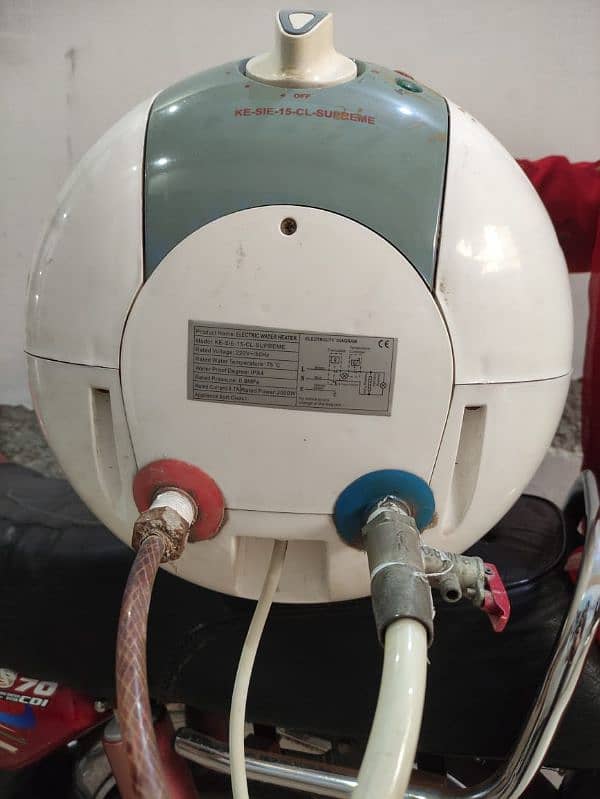 Boss. electric geyser 15cl in good condition 1