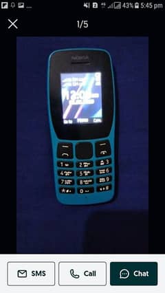 Nokia 110 orignal deul sim camre wala set