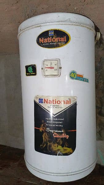 Electric Geyser National 40 litre storage capacity in tank 0