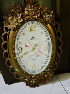 brown clock