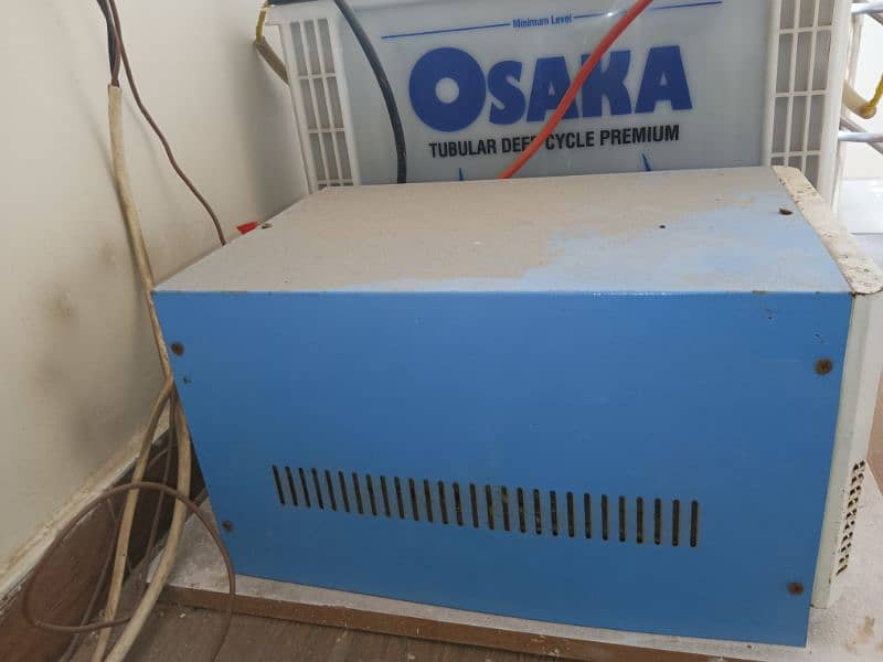 inverter UPS + 1800 Tublar Battery 185AH 2