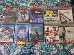 PS4 & PS3 Games (Negotiable)