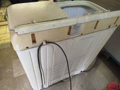 Used Haier semi automatic washing machine