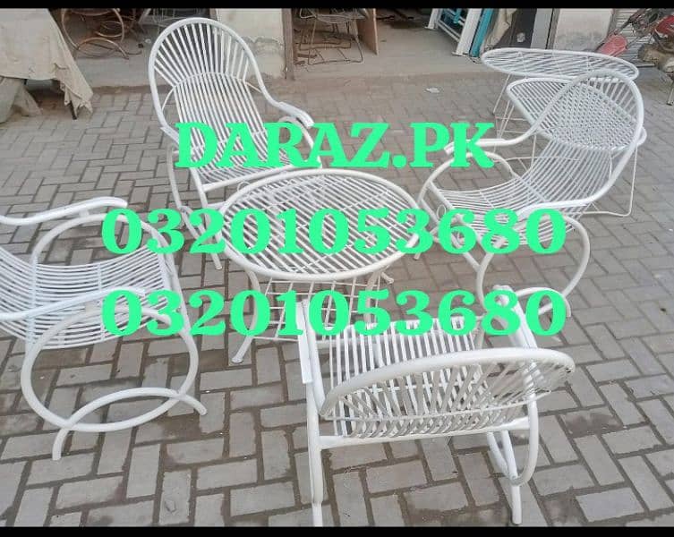 outdoor furniture iron garden chairs table 0