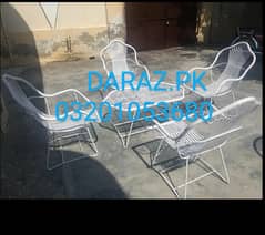 outdoor furniture iron garden chairs table