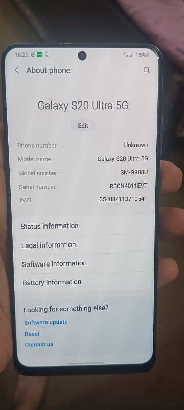 SAMSUNG S20 ULTRA 5G 5