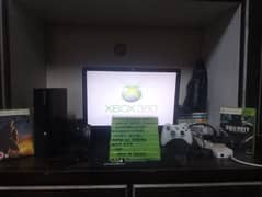 Xbox 360 plus 15 CD's