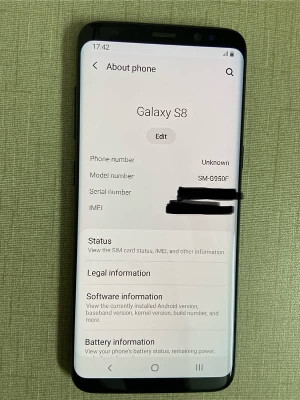 Samsung S8 Official PTA 2