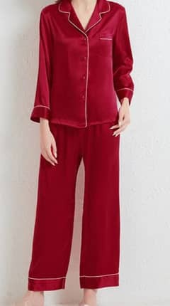 New Tagged Red Silk pjs