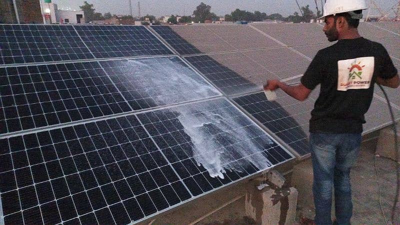 Solar Panel/ Solar Plates Washing and Cleaning Solution 9