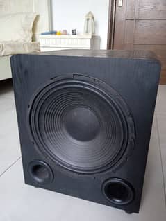 12 inch subwoofer, custom built, Klipsch woofer, BIC amplifier