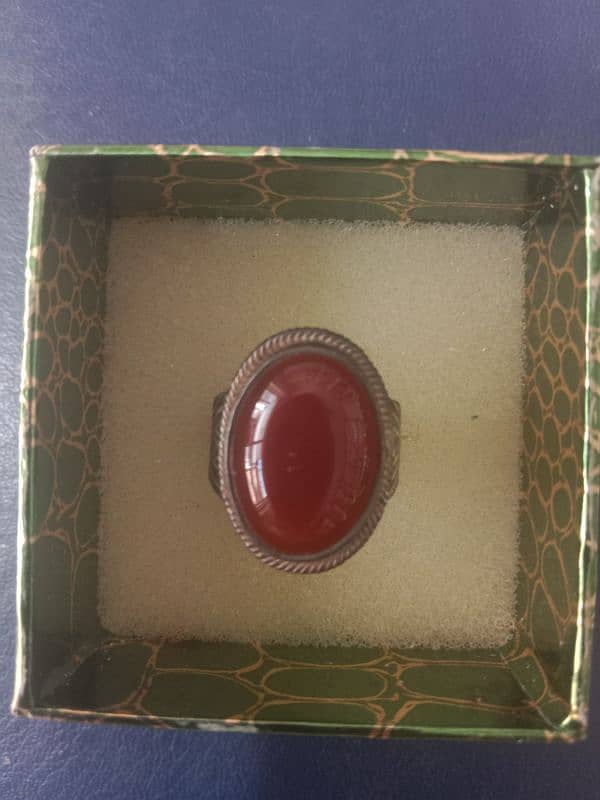 original Yamni Aqeeq silver Ring for sale 1