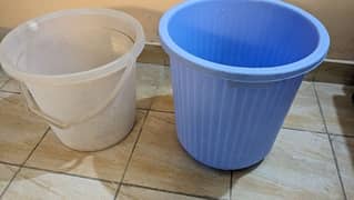 2 Water buckets ( Balti) for Rs 900