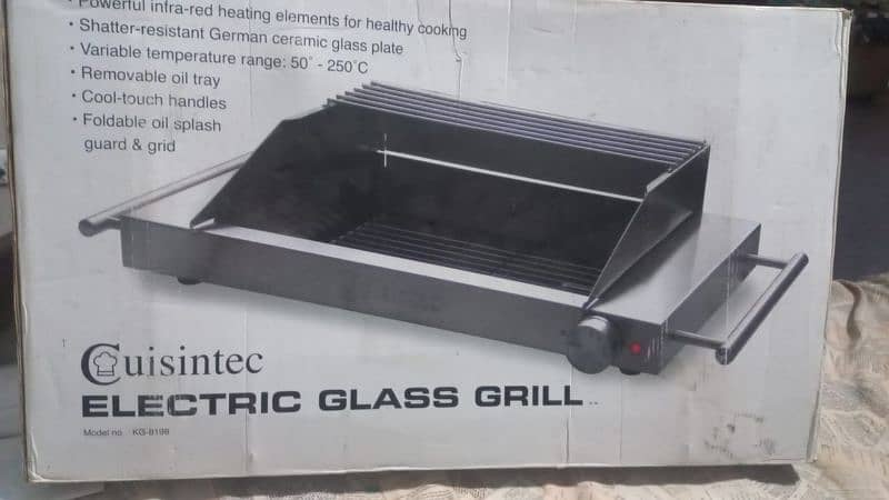 Electric Glass grill For Sale brand new box pack Imported 0