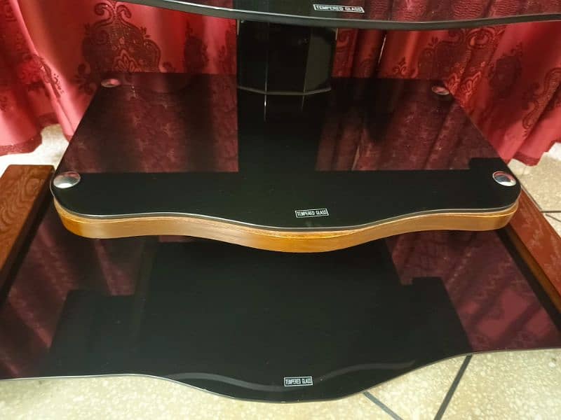 TV Trolley with Tempered Glass 6