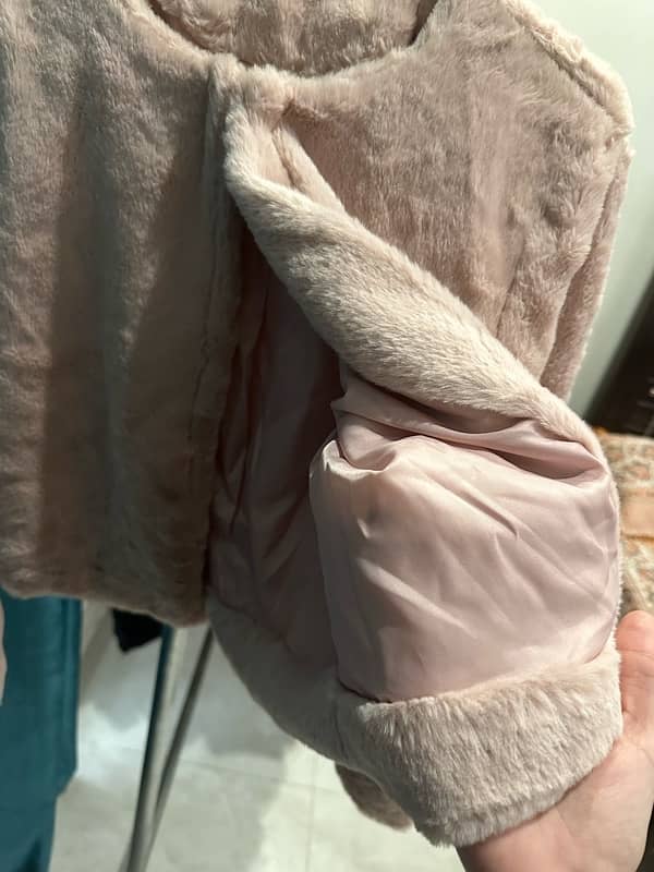 Fur pink cardigan 3