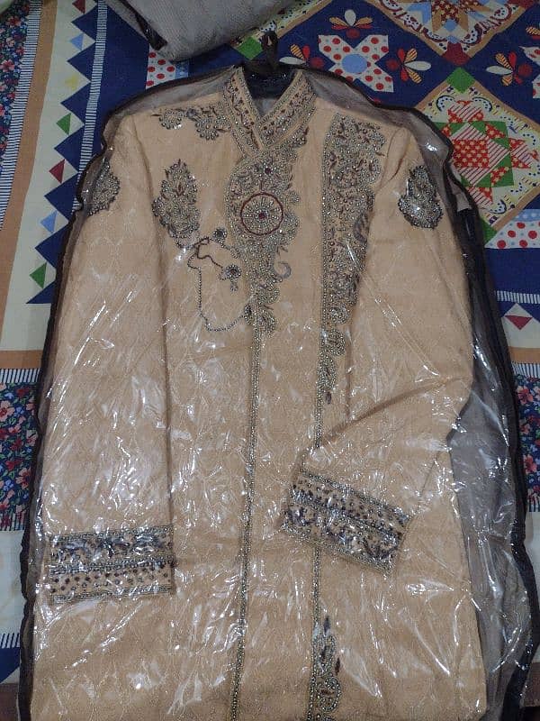 Sherwani and Three pieces 3