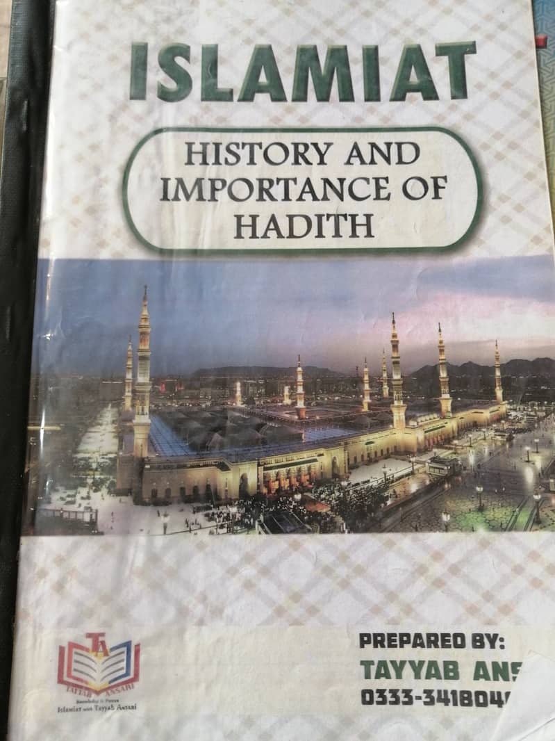 O Levels Islamiat Tayyab Ansari Notes, Workbooks 3