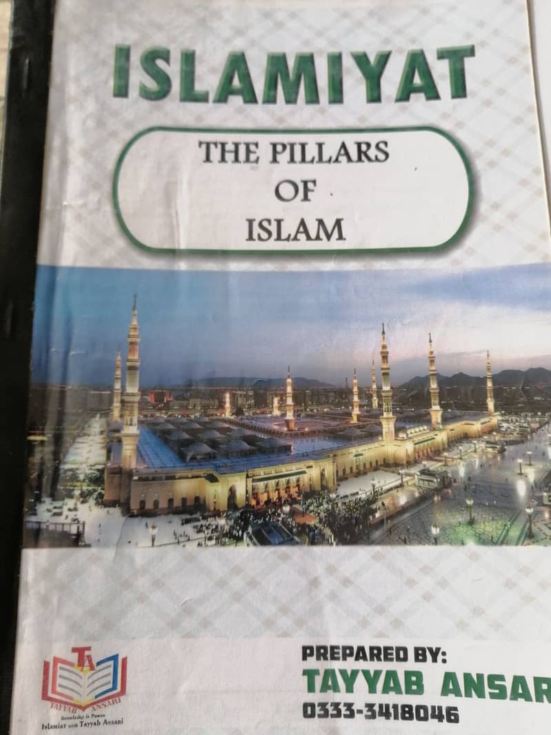 O Levels Islamiat Tayyab Ansari Notes, Workbooks 11