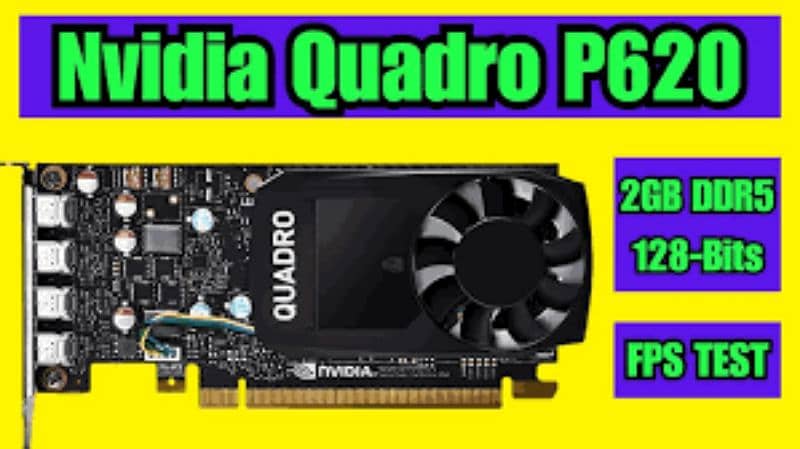 Nvidia Quadro P620 2GB Gddr5.128bit. Best for Gaming 3