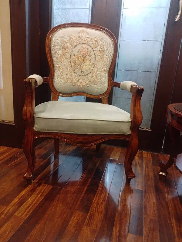 original sheesham wood  chair 1