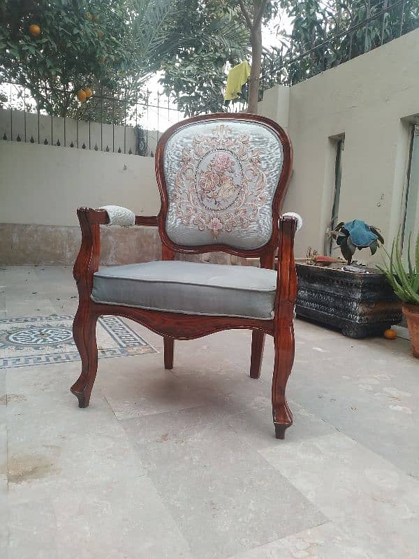 original sheesham wood  chair 2