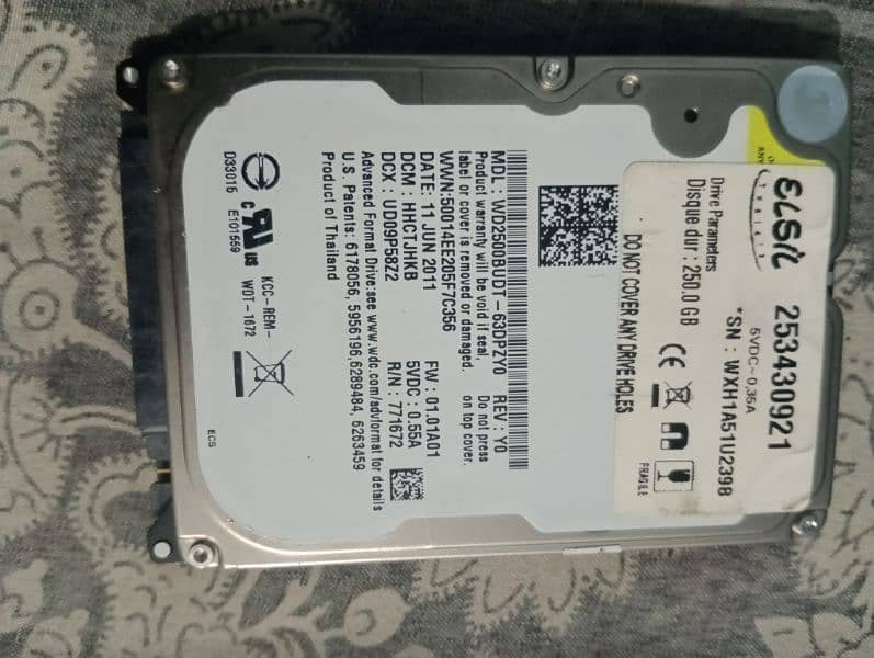 dell original Hard drive 500gb 1