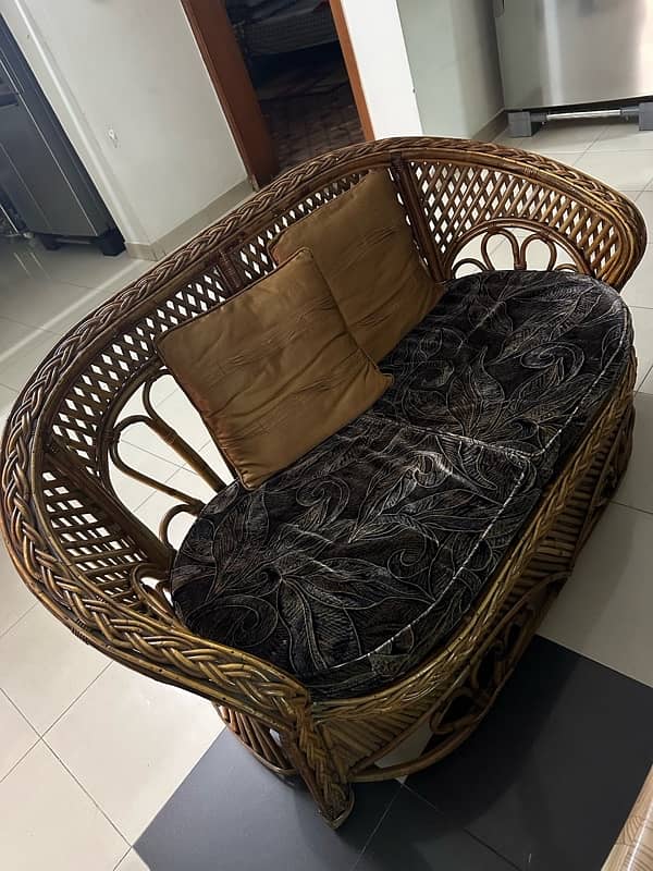 bans (bamboo) sofa set available for sale 2